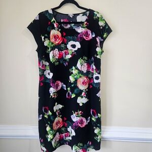 Merona floral shift dress